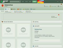 Tablet Screenshot of helamorious.deviantart.com