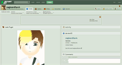 Desktop Screenshot of eagleandhawk.deviantart.com