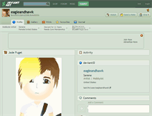 Tablet Screenshot of eagleandhawk.deviantart.com