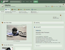 Tablet Screenshot of hobosex.deviantart.com