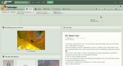 Desktop Screenshot of flakbadger.deviantart.com