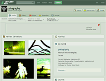 Tablet Screenshot of patography.deviantart.com