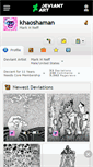 Mobile Screenshot of khaoshaman.deviantart.com