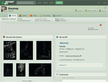 Tablet Screenshot of jhourney.deviantart.com