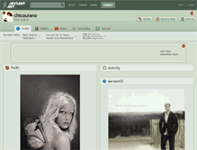 Tablet Screenshot of chicourano.deviantart.com