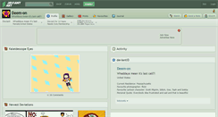 Desktop Screenshot of deem-on.deviantart.com