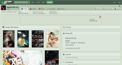 Desktop Screenshot of maverick-mj.deviantart.com