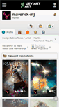 Mobile Screenshot of maverick-mj.deviantart.com