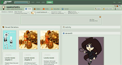 Desktop Screenshot of namihatake6.deviantart.com