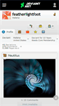 Mobile Screenshot of featherlightfoot.deviantart.com