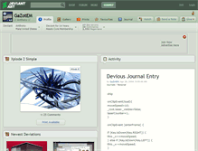 Tablet Screenshot of gazotem.deviantart.com