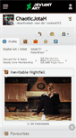 Mobile Screenshot of chaoticjotah.deviantart.com