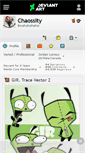 Mobile Screenshot of chaossity.deviantart.com