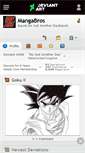 Mobile Screenshot of mangabros.deviantart.com