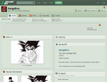 Tablet Screenshot of mangabros.deviantart.com