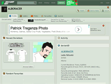 Tablet Screenshot of alboracer.deviantart.com
