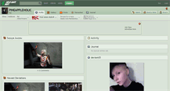 Desktop Screenshot of pineappleholic.deviantart.com