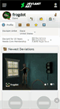 Mobile Screenshot of frogdot.deviantart.com