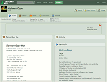 Tablet Screenshot of mistress-daye.deviantart.com