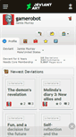Mobile Screenshot of gamerobot.deviantart.com