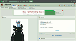 Desktop Screenshot of dave-white.deviantart.com
