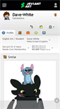 Mobile Screenshot of dave-white.deviantart.com