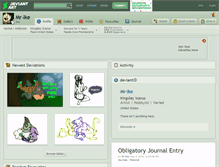 Tablet Screenshot of mr-ike.deviantart.com