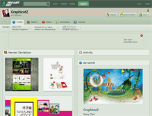 Tablet Screenshot of graphicatz.deviantart.com