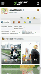 Mobile Screenshot of loverikukh.deviantart.com