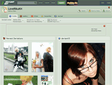 Tablet Screenshot of loverikukh.deviantart.com