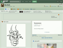 Tablet Screenshot of bla-roth.deviantart.com