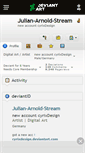 Mobile Screenshot of julian-arnold-stream.deviantart.com