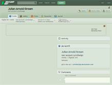 Tablet Screenshot of julian-arnold-stream.deviantart.com