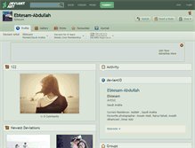 Tablet Screenshot of ebtesam-abdullah.deviantart.com