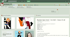 Desktop Screenshot of darkblade1010.deviantart.com
