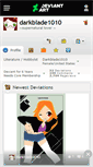 Mobile Screenshot of darkblade1010.deviantart.com