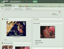 Tablet Screenshot of killjessika.deviantart.com
