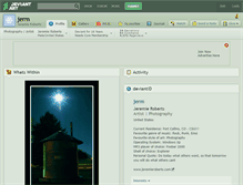 Tablet Screenshot of jerm.deviantart.com