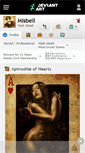 Mobile Screenshot of misbell.deviantart.com
