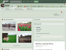 Tablet Screenshot of musiuk.deviantart.com