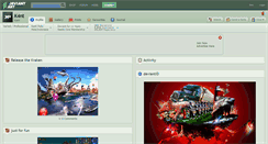 Desktop Screenshot of k4nt.deviantart.com