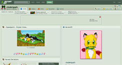 Desktop Screenshot of cinderspark.deviantart.com
