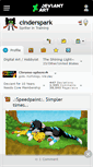 Mobile Screenshot of cinderspark.deviantart.com