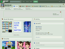 Tablet Screenshot of deni4ever.deviantart.com