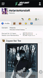 Mobile Screenshot of melaniemonster.deviantart.com