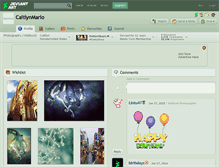 Tablet Screenshot of caitlynmario.deviantart.com