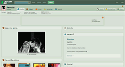 Desktop Screenshot of kamster.deviantart.com