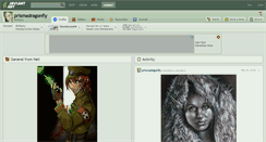 Desktop Screenshot of prismadragonfly.deviantart.com