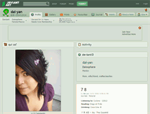 Tablet Screenshot of dai-yan.deviantart.com