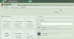 Desktop Screenshot of praetortalyn.deviantart.com
